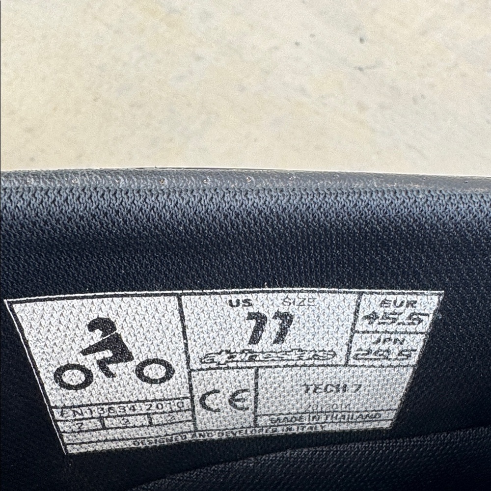 Alpinestars Black Dirt Bike Motocross Boots Tech 7 - Picture 10 of 10